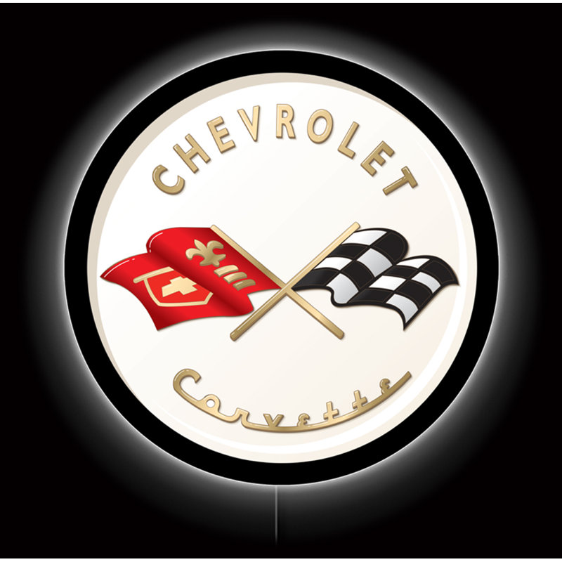 LED CORVETTE WHITE Signs