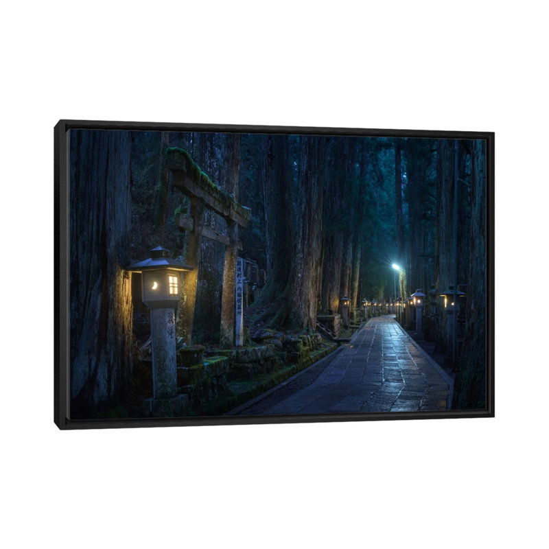Japan by Daniel Kordan - Print on Canvas, Black Framed, 66.04 cm H x 45.72 cm W