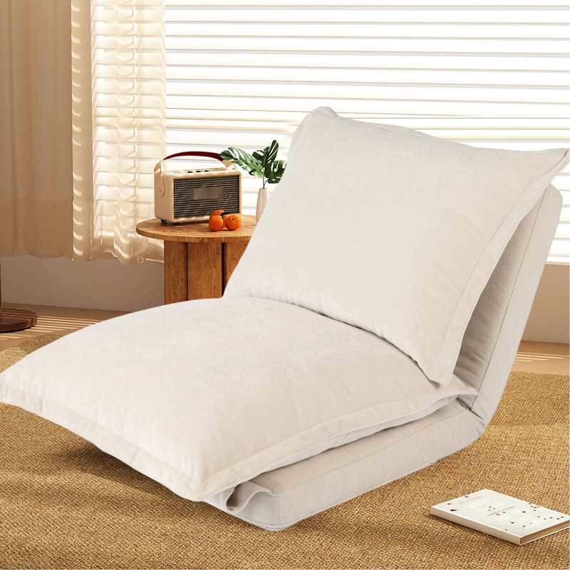 Canapé-lit convertible avec coussins, dossier réglable, siège moelleux, peu encombrant, fauteuil polyvalent polyvalent, multi-positions, soutien lombaire, conception portable