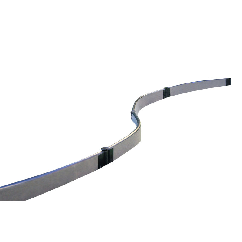 Tool-Free Uptown 16 ft Curved Landscape Edging Kit             , Weathered Wood