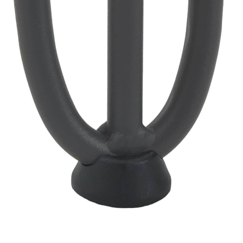 Aurbree Table Leg, 72cm H x 12cm W x 12cm D, Anthracite