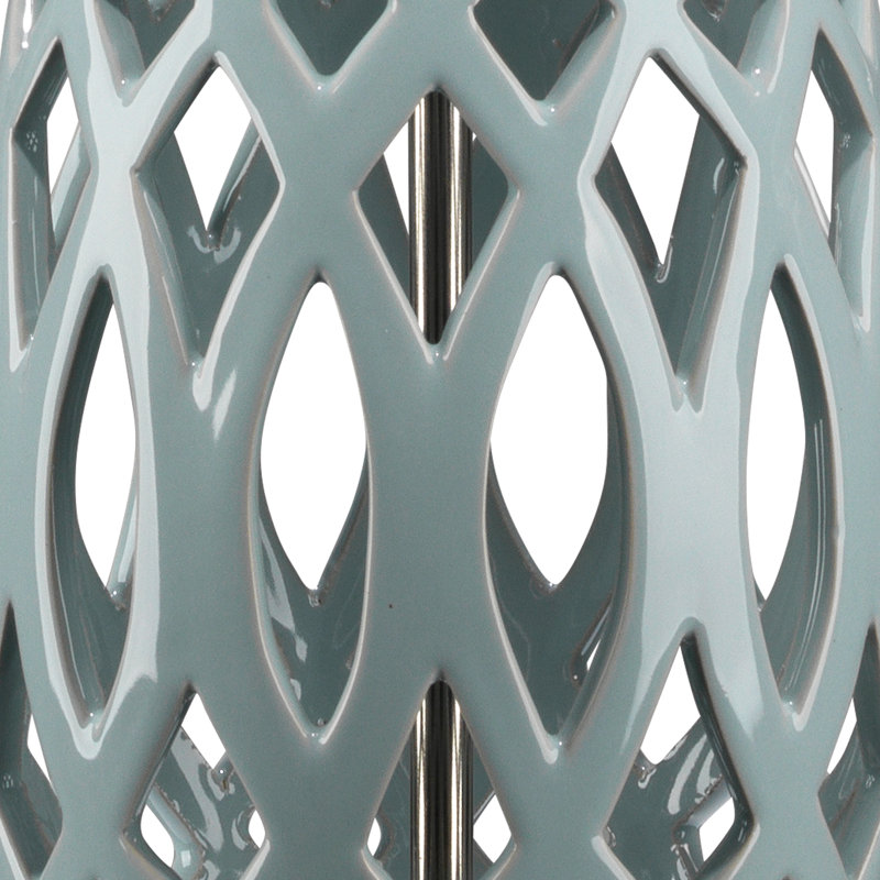 Lampe de table 25,5 po Francestown, Bleu pâle