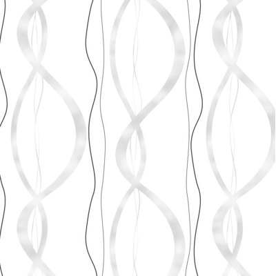 Rouleau de papier peint auto-adhésif L 27 pi x l 25 po Ribbons and Chains