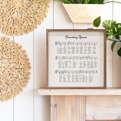 Amazing Grace Sheet Music White
