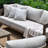  Harmonti Patio 4 Pieces Aluminum Conversation Set With Cushions