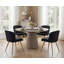 47.5cm H Velvet Upholstered Metal Accent-402612126