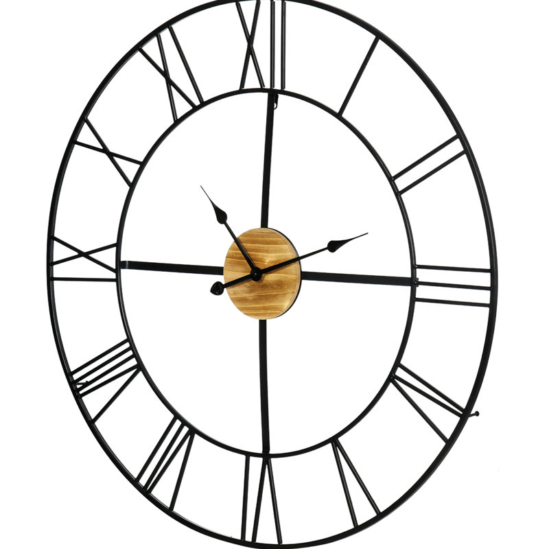 Très grande horloge murale 36 po