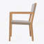 Ensemble de 2 chaises de salle à manger d'extérieur, structure en bois d'acacia teck clair et osier PE brun clair, idéal pour les patios et les jardins