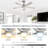 Whisper Solid Wood Ceiling Fan Light With Remote Control And Silent Dc Motor,Grey-551556694