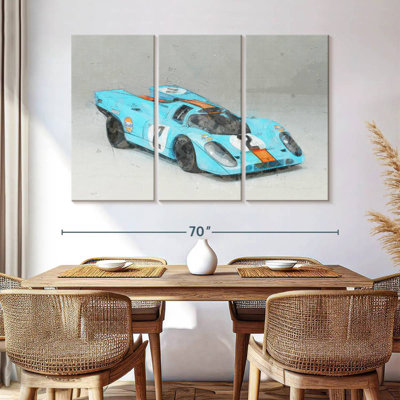Mehar Porsche 917K Race Car Three-Quarter View