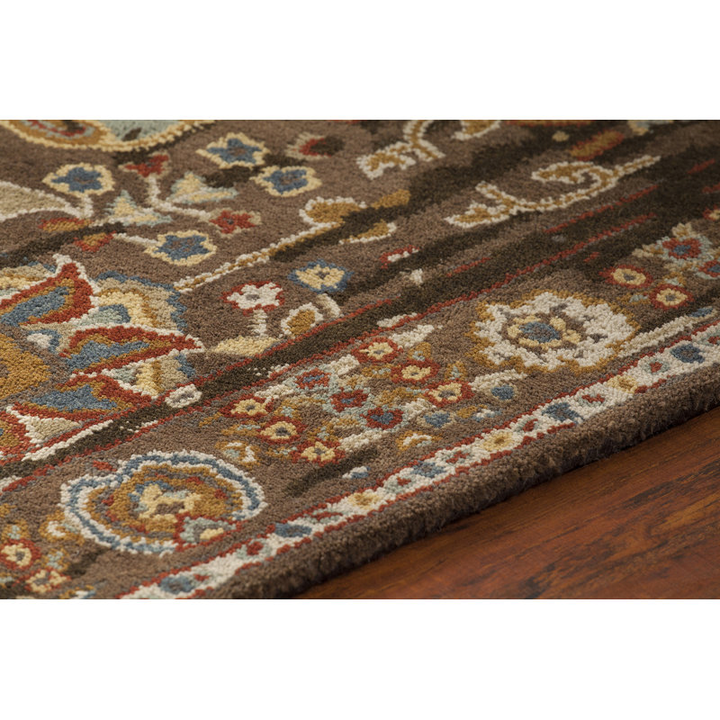 Spring Brown Area Rug, 9' x 13'