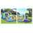 14' x 14' Bounce House with Water Slide and Air Blower