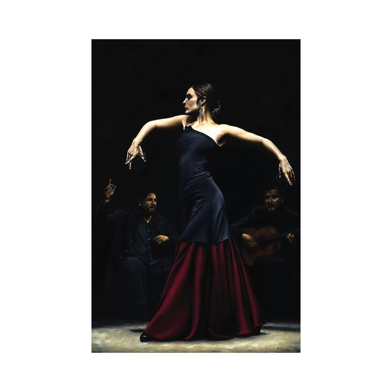 Encantado Por Flamenco by Richard Young - Wrapped Canvas Gallery-Wrapped Canvas Giclée, 30.48cm H x 20.32cm W