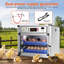  Incubateur à œufs automatique 136 pi avec retourneur automatique, contrôle numérique de l'humidité de la température et remplissage d'eau, œufs d'incubation pour œufs de poule