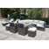12 - Person Patio Conversation Sets with Cushions