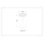 Structure de bar ronde blanche matte en aluminium composite 23,62 po x 23,62 po x 43,31 po-130054968-130054969