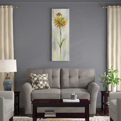 « single tige fleur iii » par silvia vassileva,, reproduction d’impression sur toile tendue