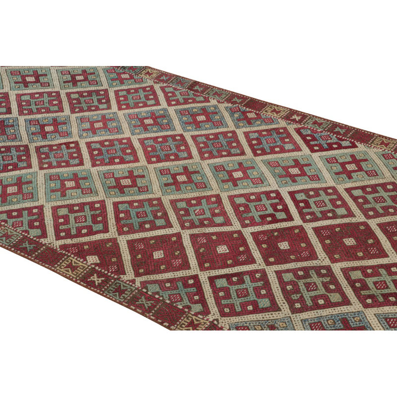 One-of-a-Kind 3'5" X 10'5" Flatweave Area Rug