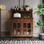 Buffet en bois de noyer massif