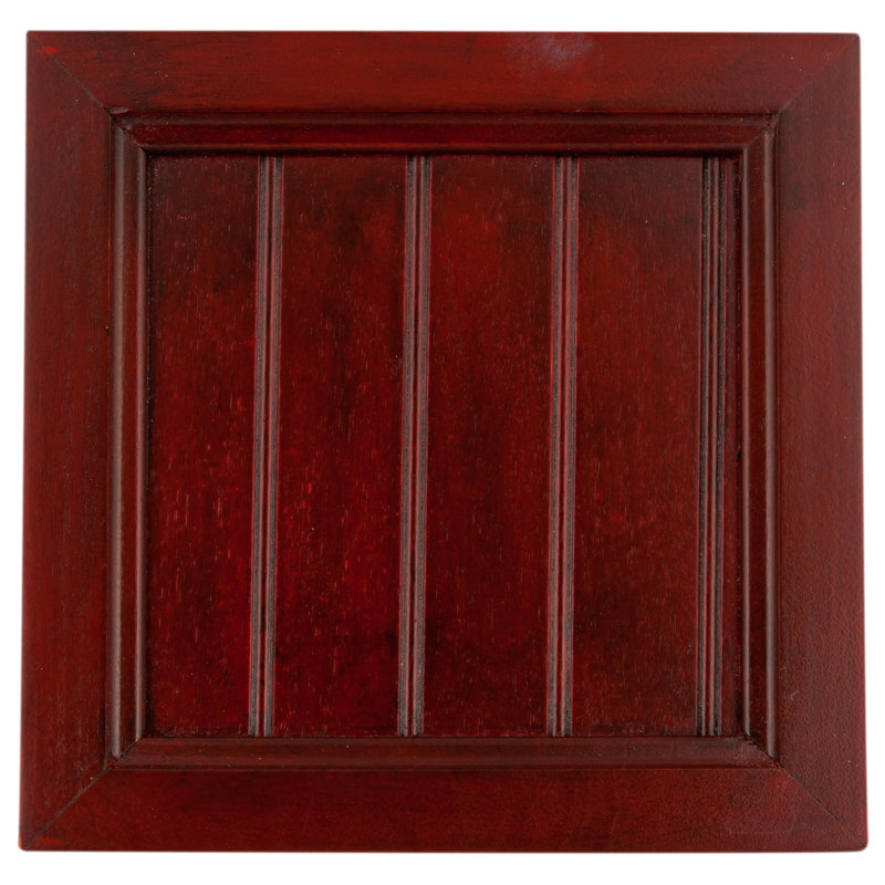 Velarde Unfinished TV Stand for TVs up to 78", Persimmon Red