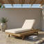 Chaise longue d'extérieur, fauteuil inclinable réglable avec appui-tête et plateau latéral rétractable-1141333043-1141333007