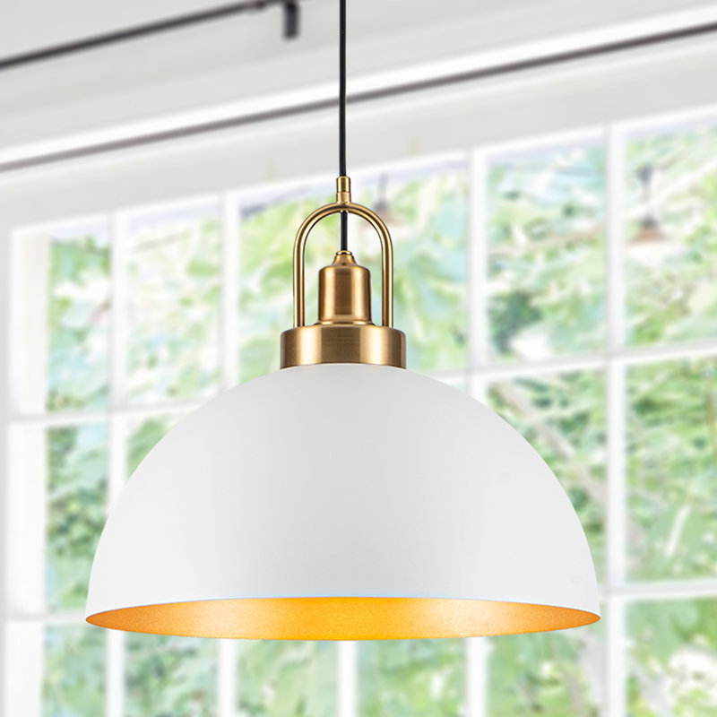 Luminaire suspendu moderne 15,7 "Modern, Blanc, 15.7"