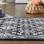 Tapis de plancher lavable oriental délavé Boho-1521689840