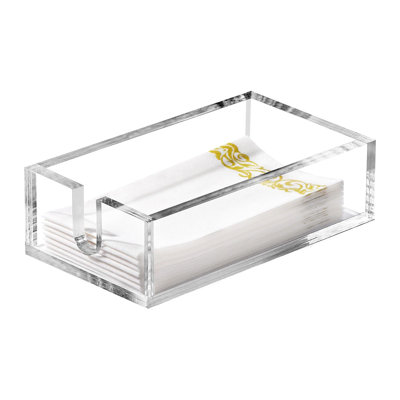 Porte-serviettes d'invité transparent plus épais pour la salle de bain