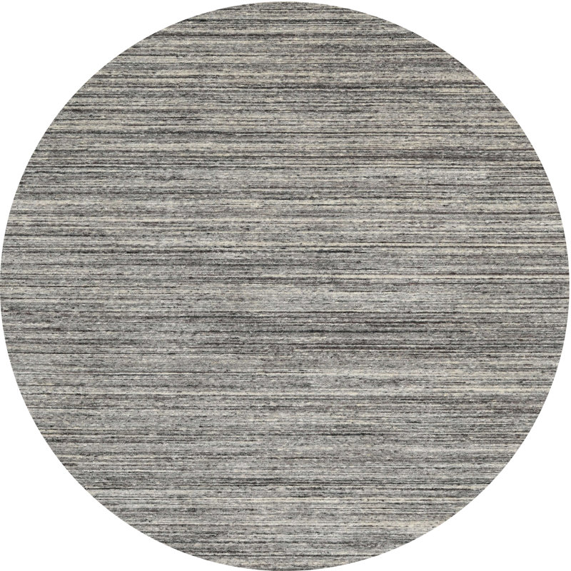 Tapis gris zone contemporaine, Rond 4 pi