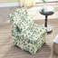 Chaise d'appoint simple en flanelle, chaise de salle à manger sans accoudoirs, chaise d'appoint