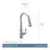 Moen Weymouth One-Handle Pull Down Single Handle Kitchen Faucet with Power Boost