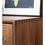 Buffet décoratif en verre à double porte de style japonais-852384081