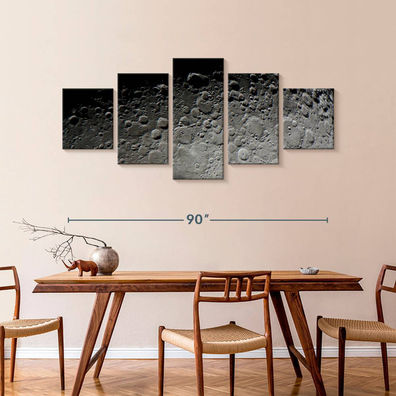 Moon Surface, 42" H x 92" W