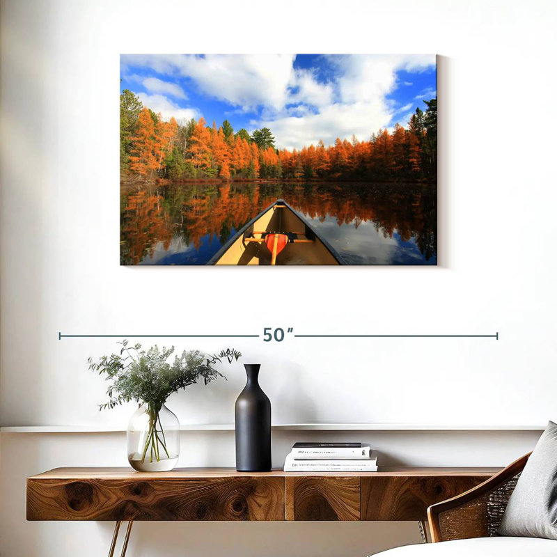 Senne Boating In Boulder Junction, 24" H x 36" W