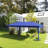 10X19.2FT Pop Up Gazebo, For Party Use With Carry Bag (Blue)-123218925