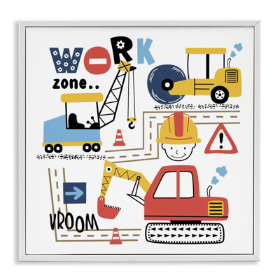 Giclée encadrée par Work Zone Construction Essentials, conception par Creative Studio