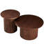 Ensemble de 2 tables basses rondes