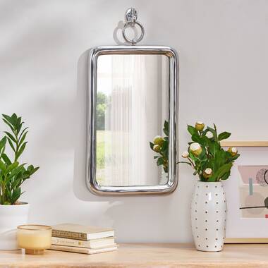 Metal Mirror with Shelf - Large