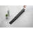 24 Inches Linear Shower Drain with Removable Quadrato Pattern Grate, 304 Stainless Shower Drain  Included Hair Strainer and Leveling Feet