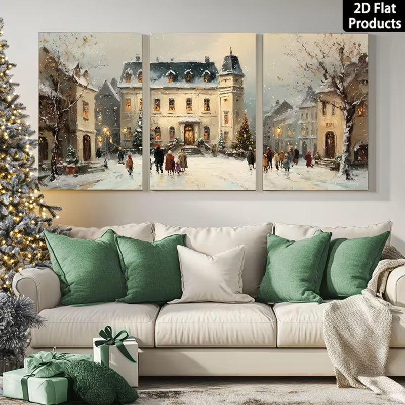3 Piece Wrapped Canvas Print