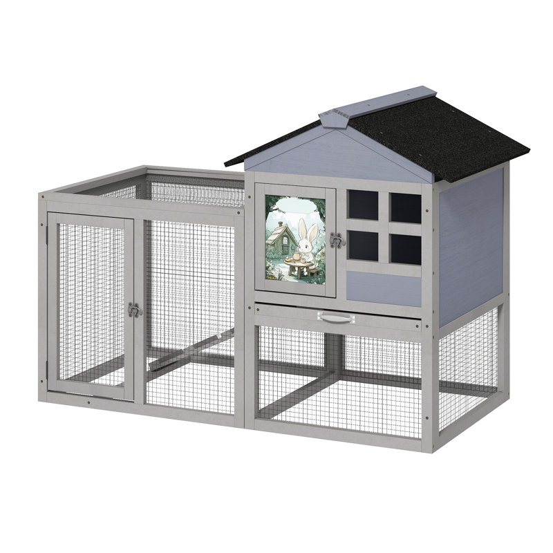 Cage à lapin avec cage