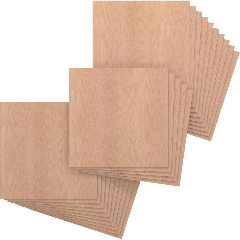 Planches en bois, Aulne, H 23,75 po x l 23,75 po x P 0,25 po