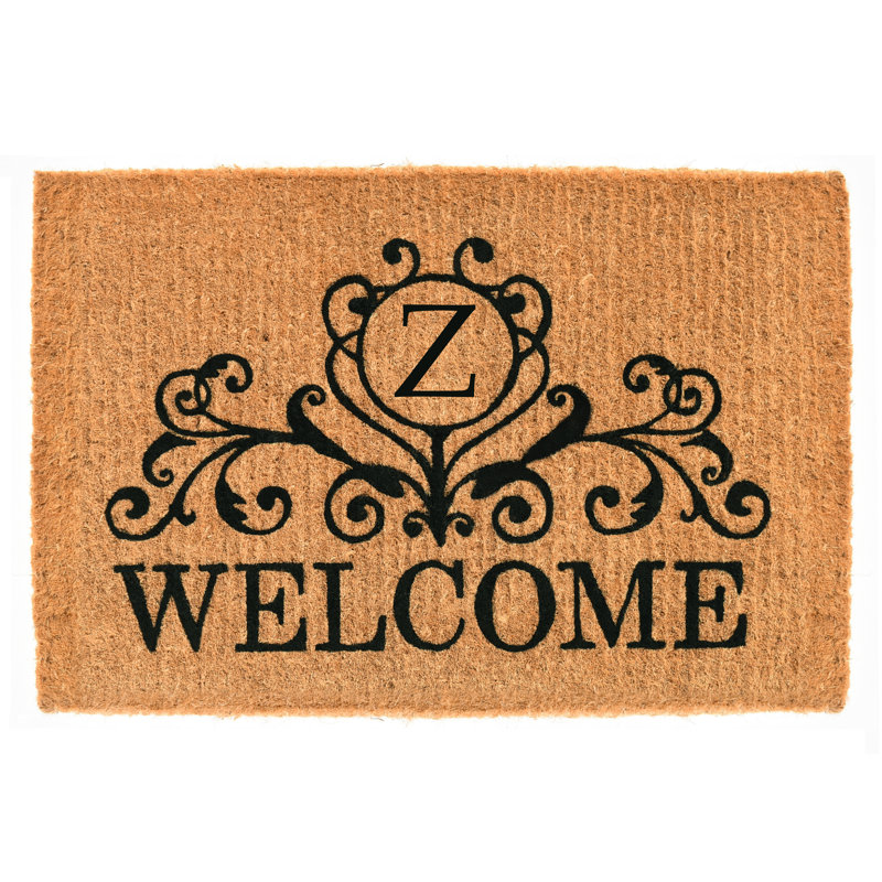 Zakrzewski Outdoor Doormat, Z, Rectangle 2' x 3'