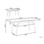 Extendable Metal Base Dining Table