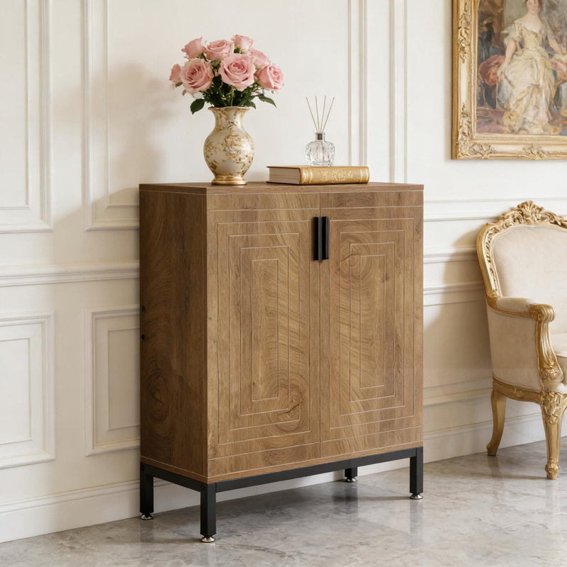 Shoe Storage Cabinet With 2 Doors