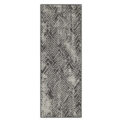 Tapis intérieur / extérieur à chevrons