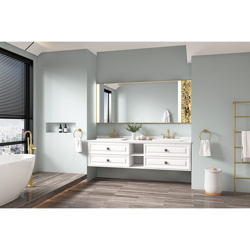 Miroir de salle de bain 96 po x 36 po à DEL