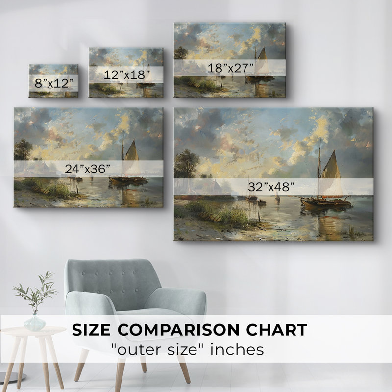 Nautical Series-CLXXVII - Cavas enveloppés de galerie, 18 x 27