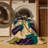 Washable Eggplant Thai Vegetables Area Rug-215008320