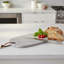 Natural Marble Serving Board With Leather Strap-132780249